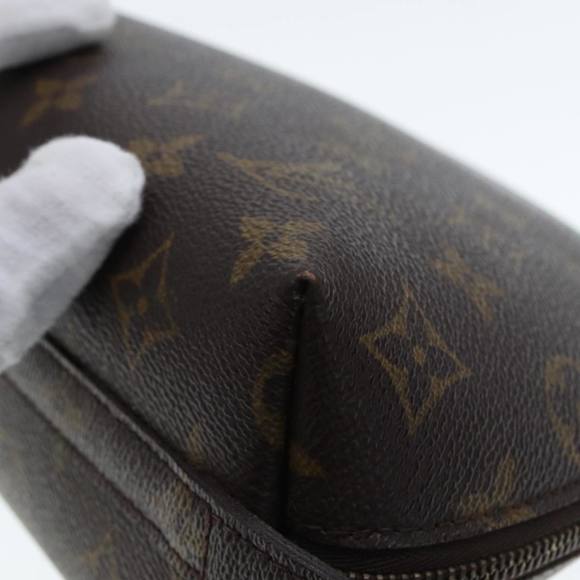 LOUIS VUITTON Monogram Trousse Demi Ronde Cosmetic Pouch M47520 LV Auth 76783 - Picture 16 of 16